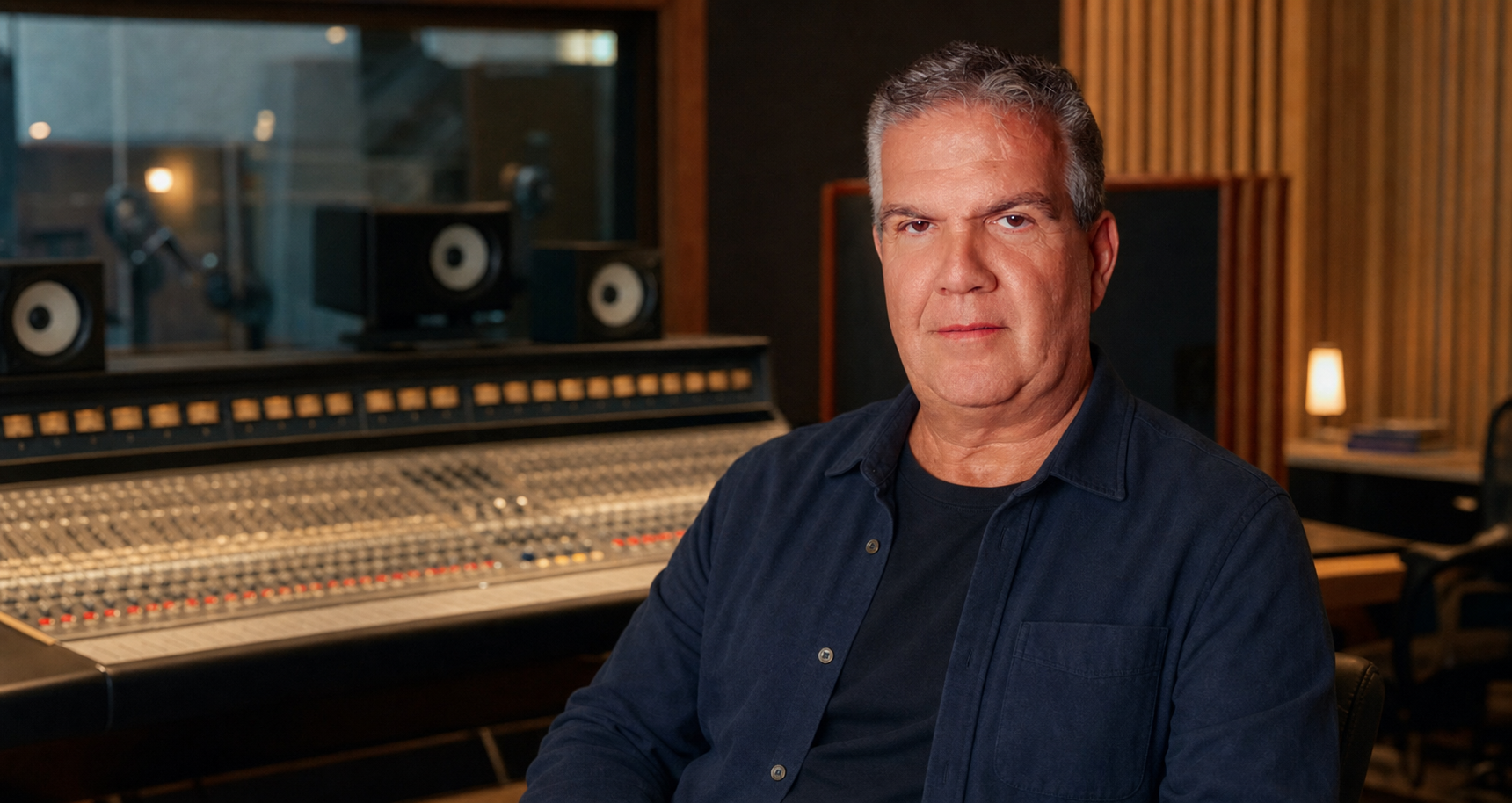 Marcelo Mazzini en un estudio musical