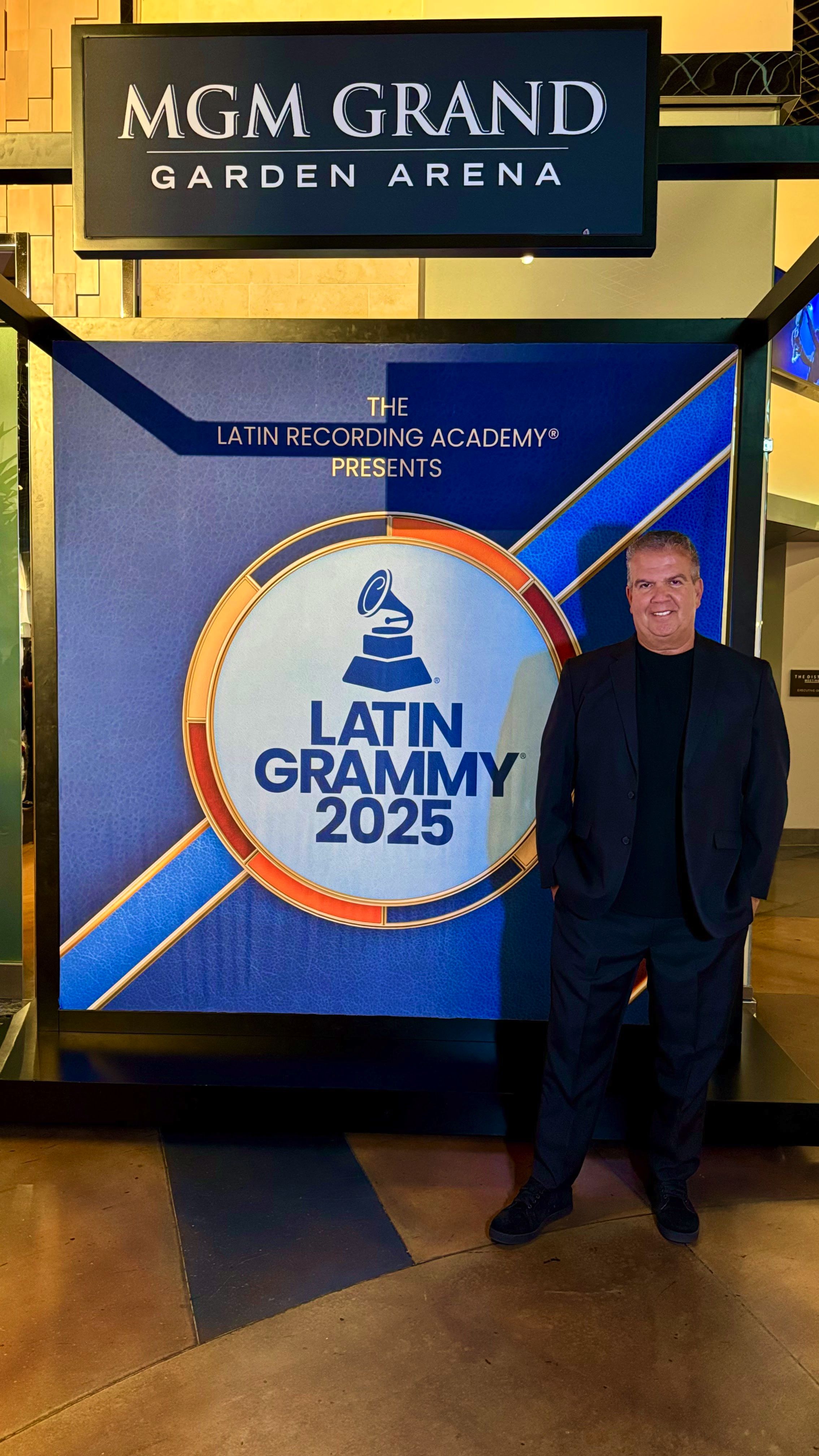 Marcelo Mazzini en Latin GRAMMY 2025, MGM Grand Garden Arena, Las Vegas